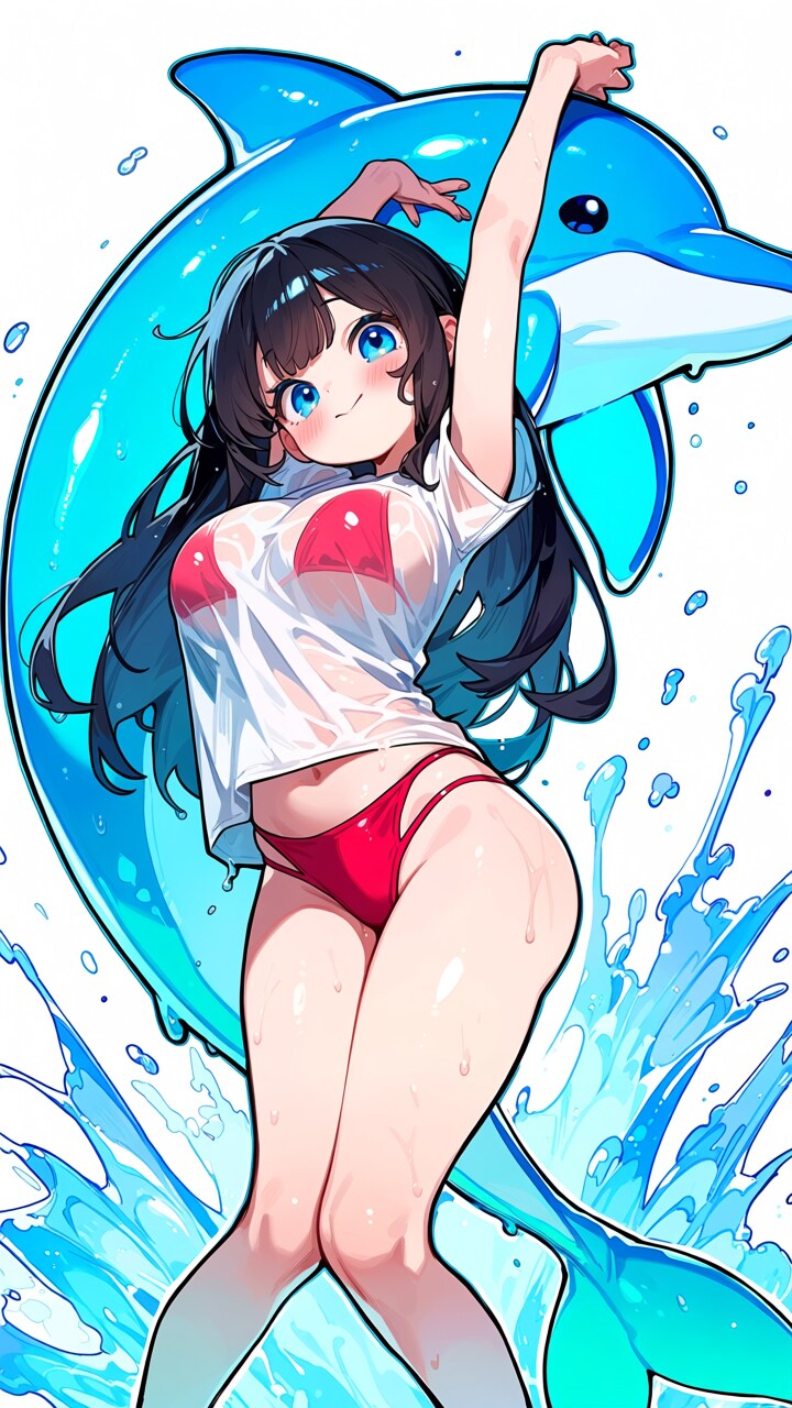 leaping dolphin