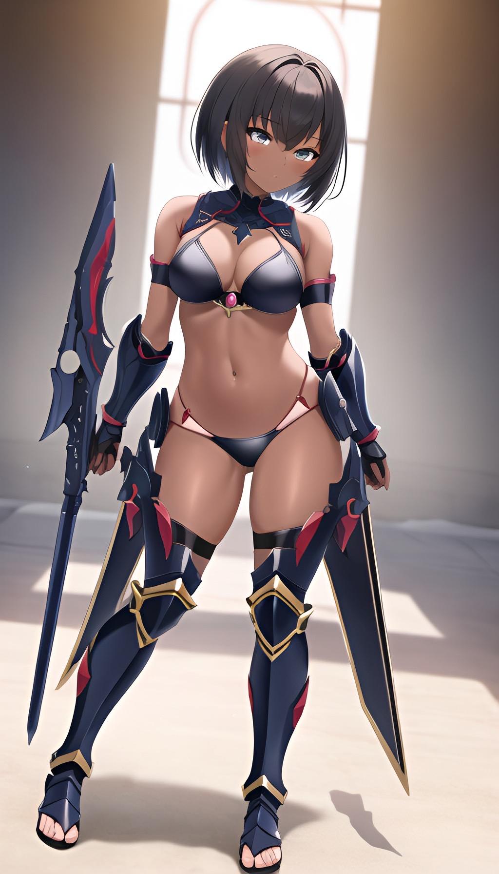 ビキニアーマー美女2