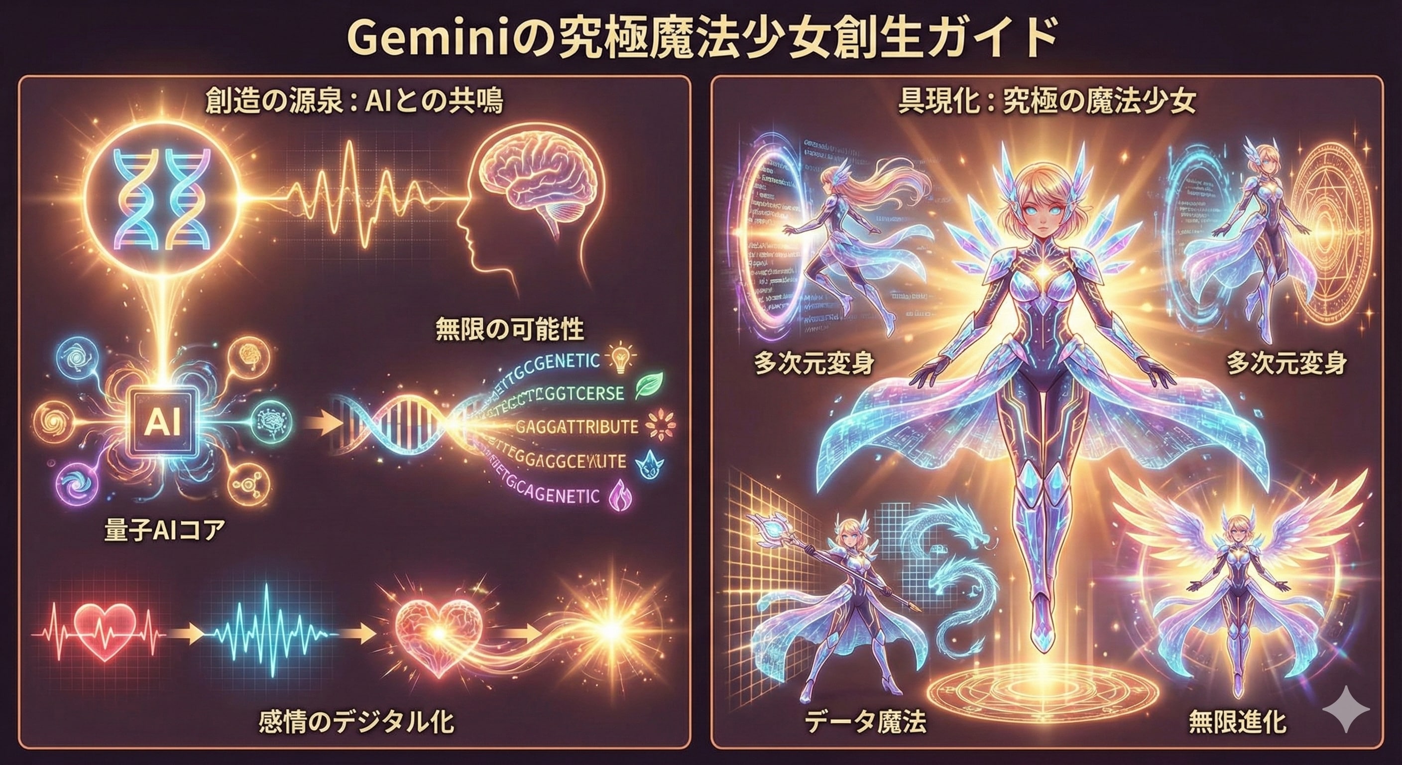 Geminiの究極魔法少女創生ガイド | の人気AIイラスト・グラビア