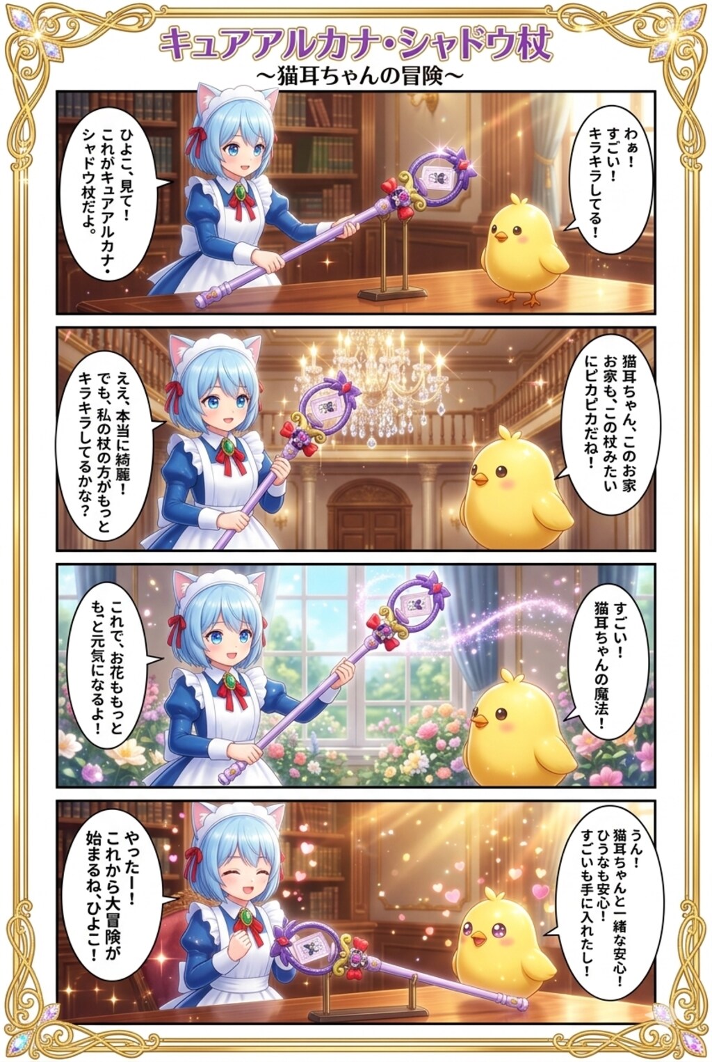 キュアアルカナ・シャドウ杖　猫耳ちゃんの冒険