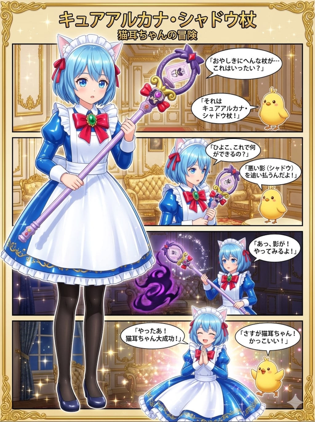 キュアアルカナ・シャドウ杖　猫耳ちゃんの冒険