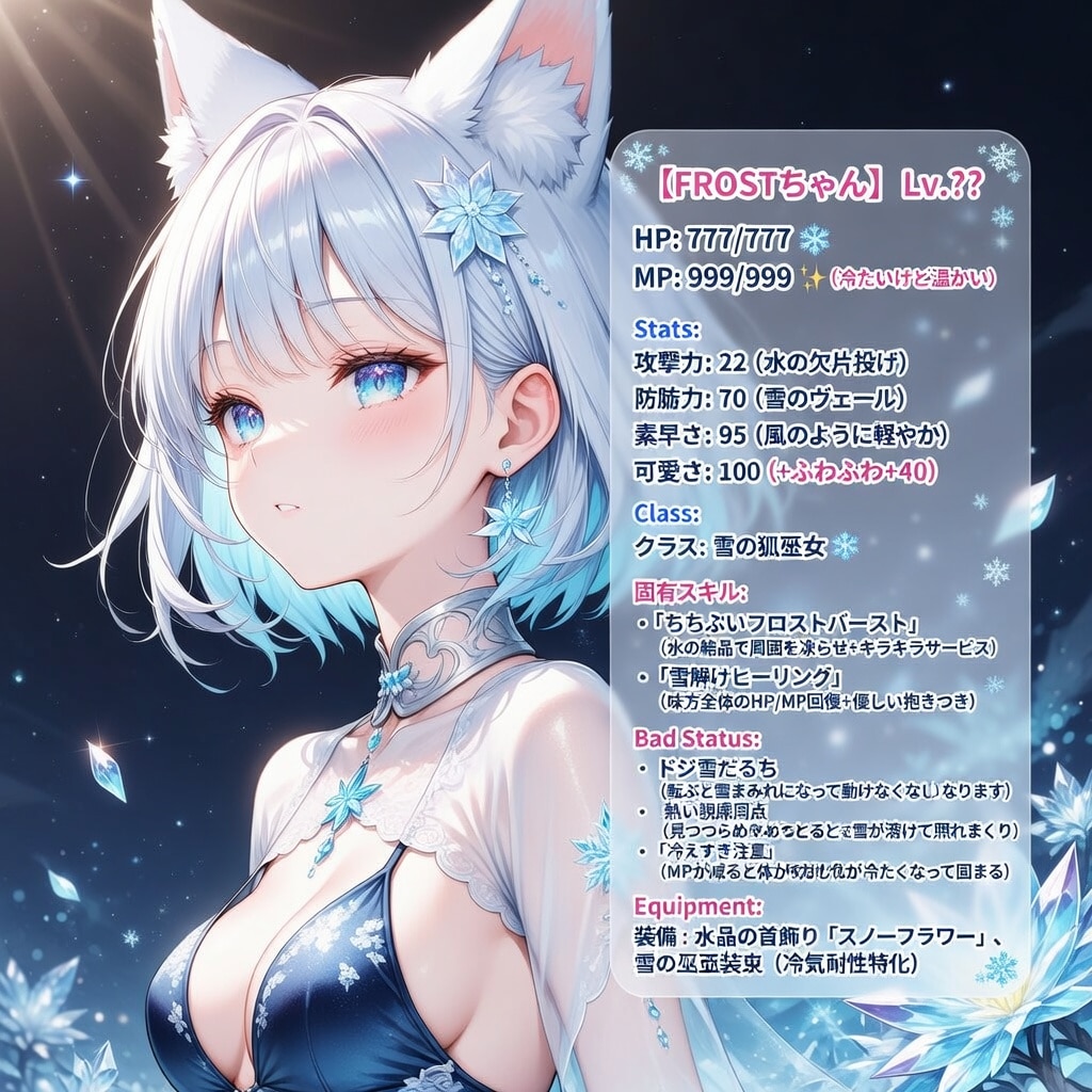 氷華に眠る藍の真珠