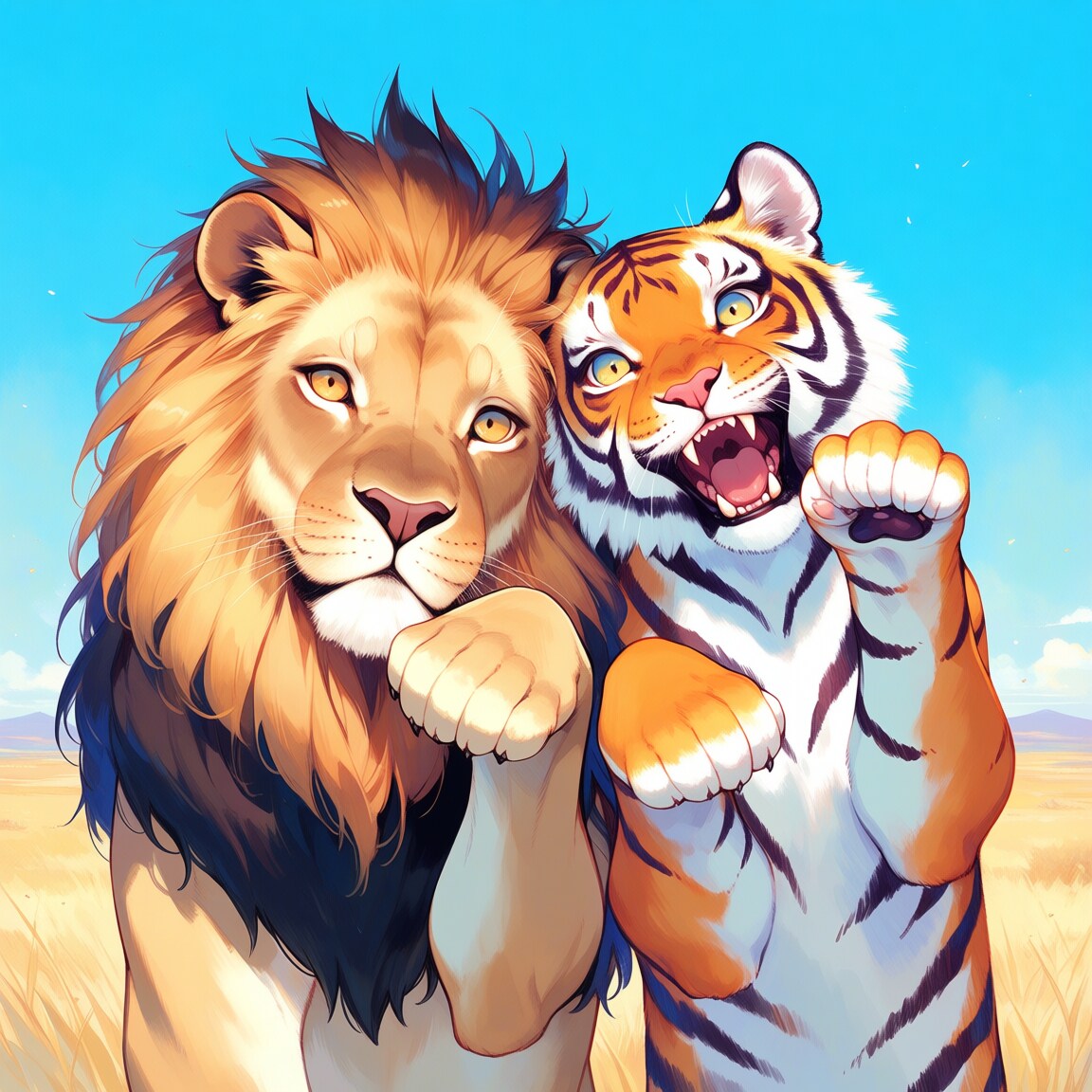 🦁ダブルがおー！🐯