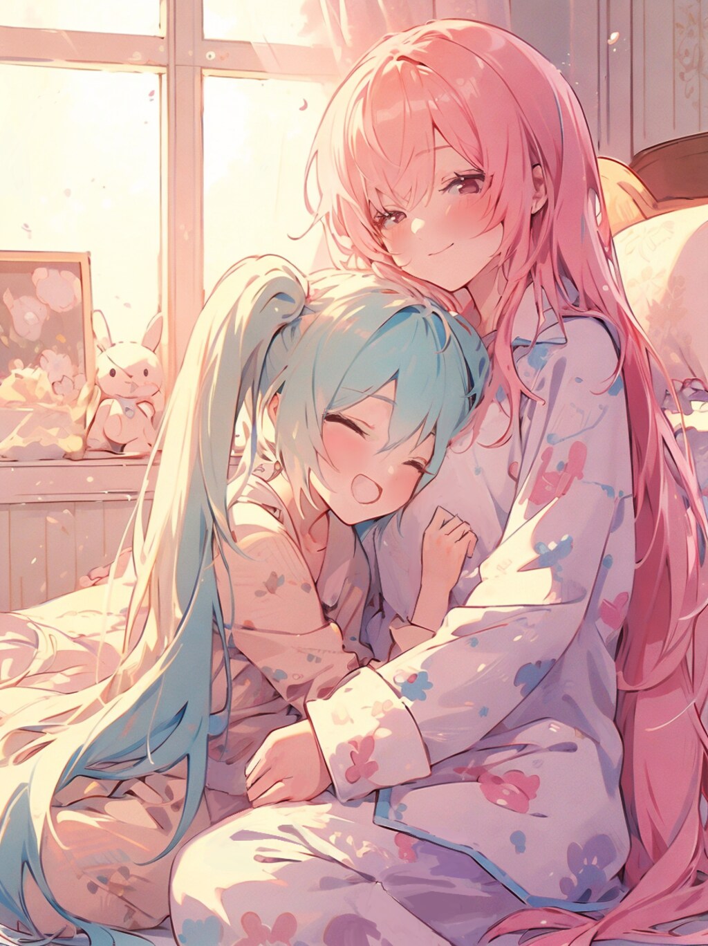 風邪っぴき同士