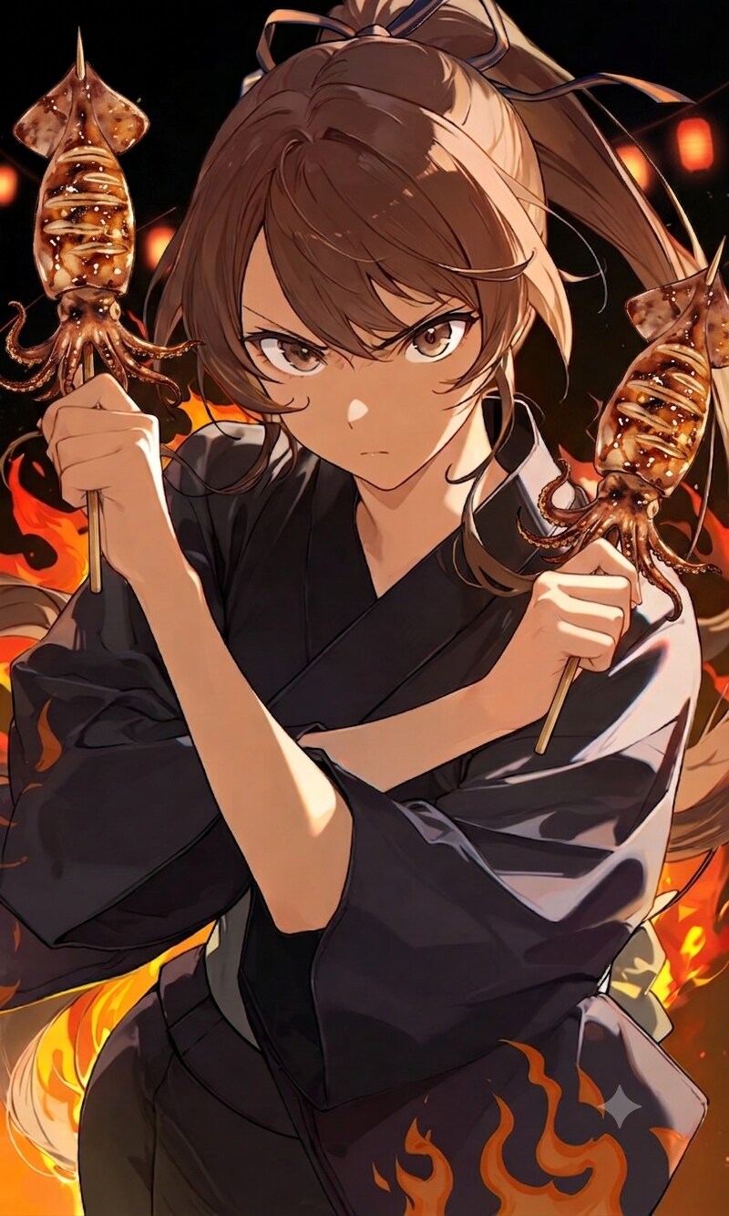 【女性】イカ焼きの下嶋
