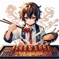 肉の日★みんなでお肉食べよう★(11枚)レトロモダン街シリーズ110 4枚目