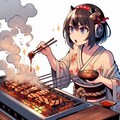 肉の日★みんなでお肉食べよう★(11枚)レトロモダン街シリーズ110 8枚目