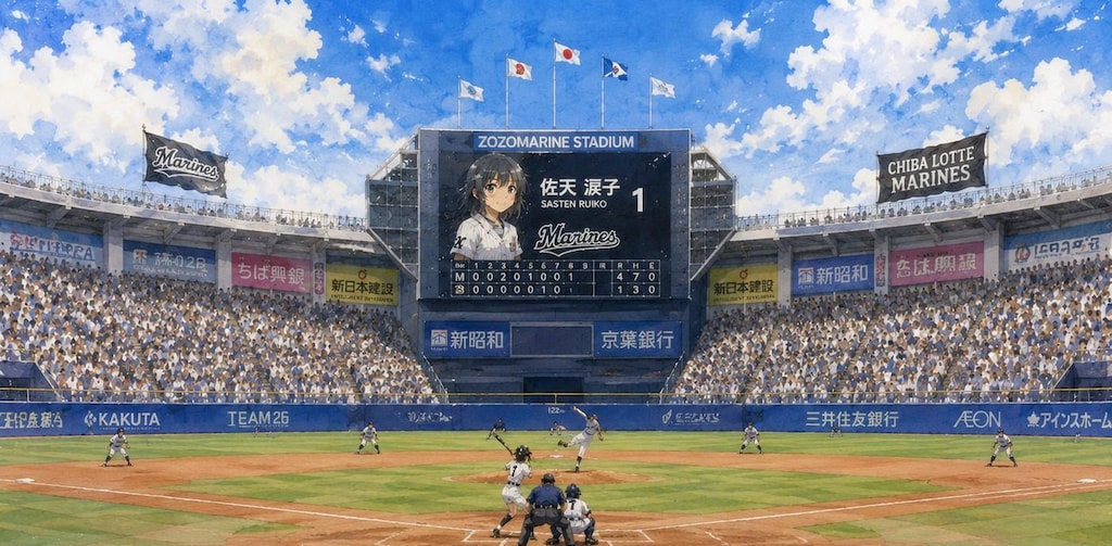 代打、佐天！