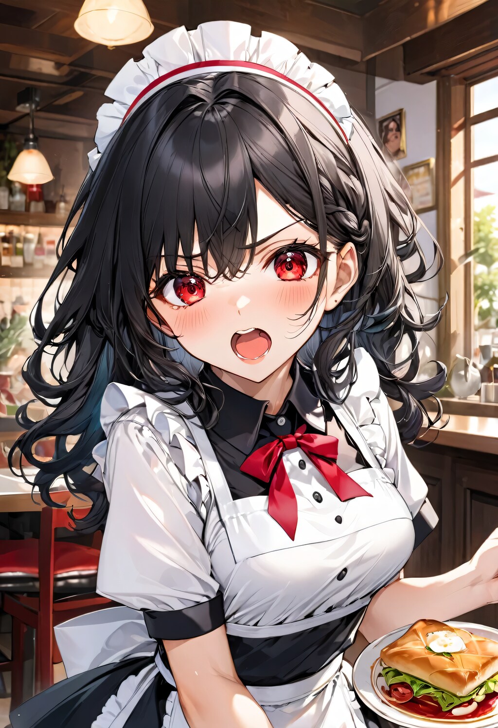 椿咲のウェイトレス