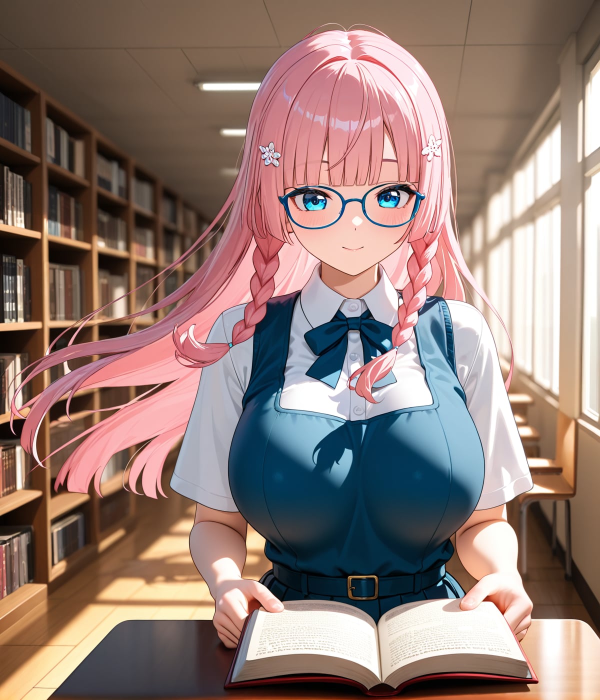 おとなしい文芸女子は意外と巨乳
