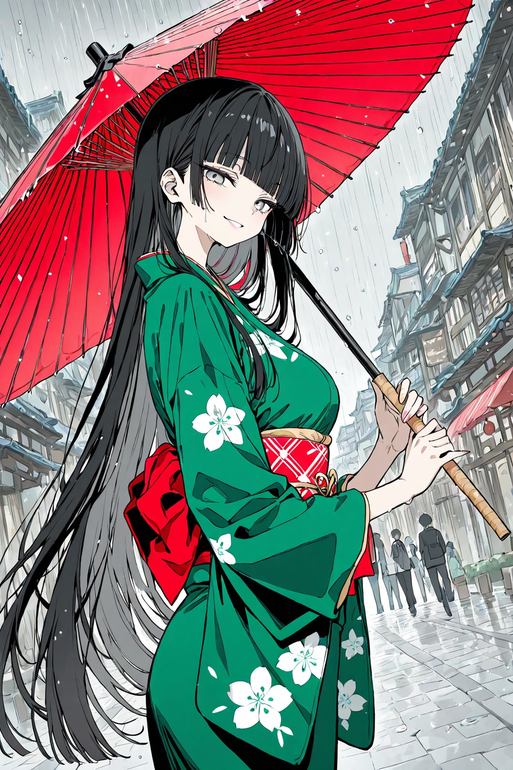 雨と女の子　その３