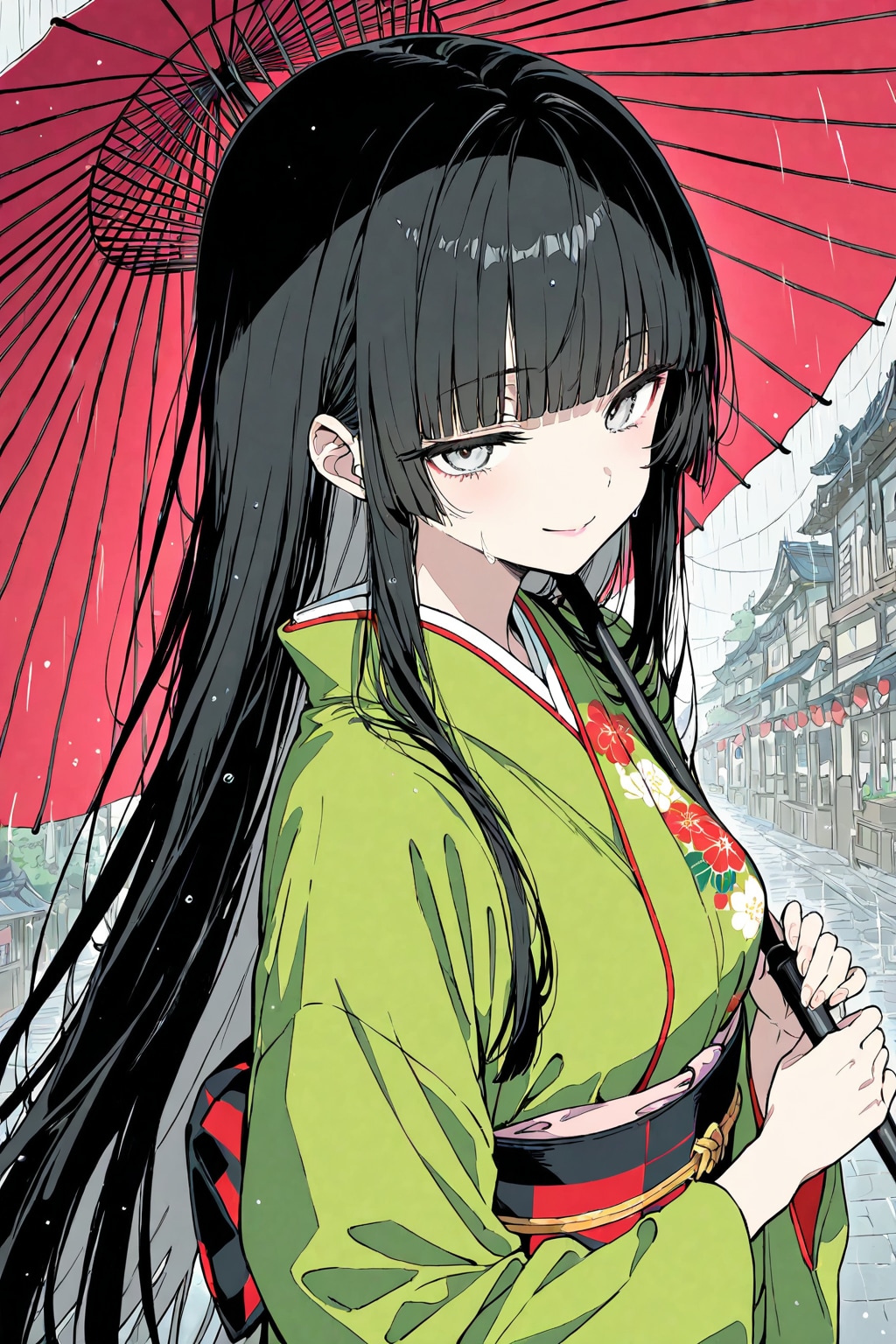 雨と女の子　その３