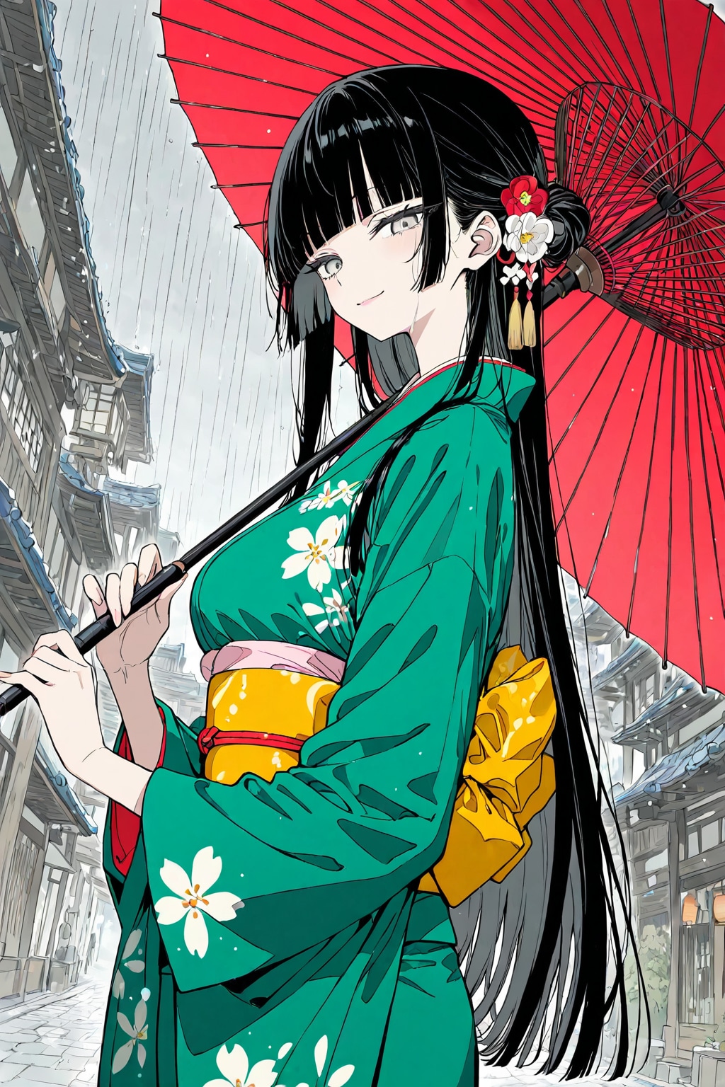 雨と女の子　その３