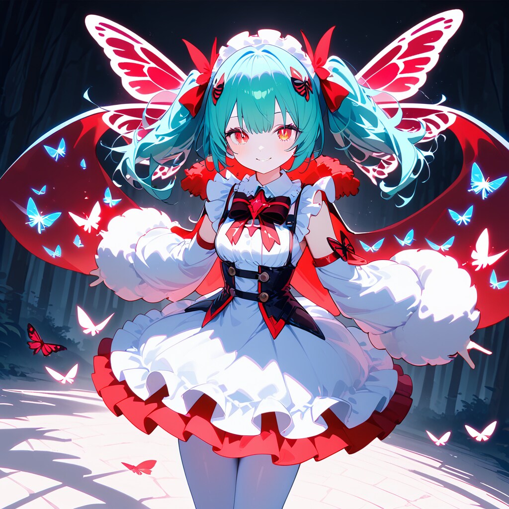 moth fairy girl