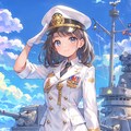 海軍の女将校 4枚目