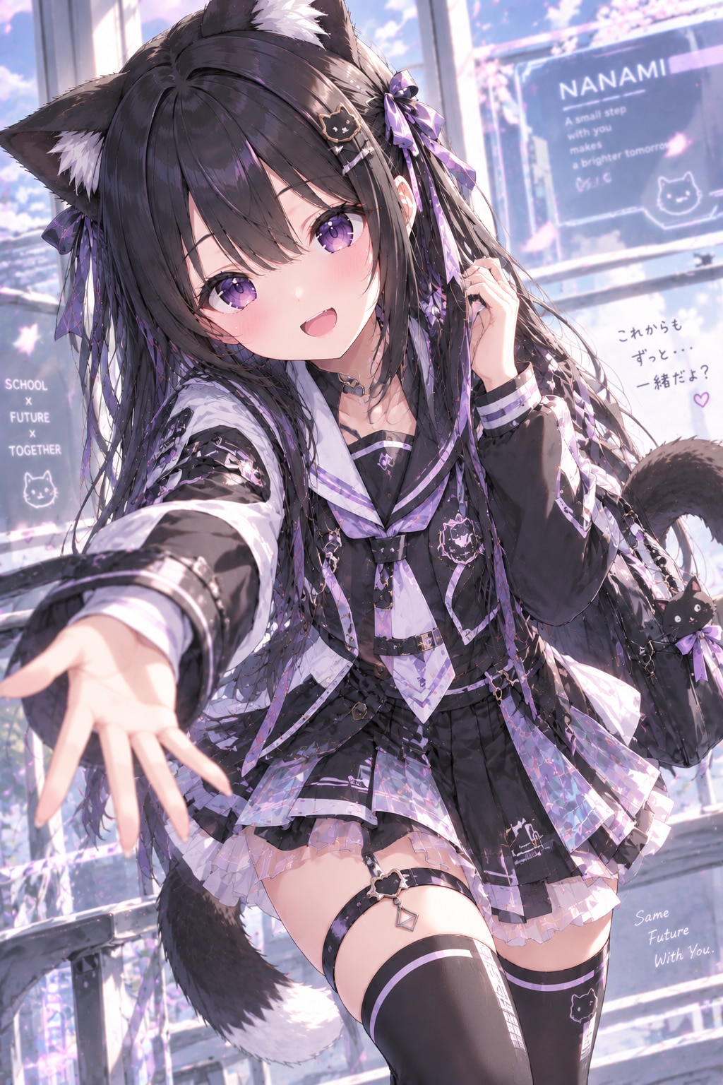 七海の制服、どれが好き？🐈‍⬛🎀
