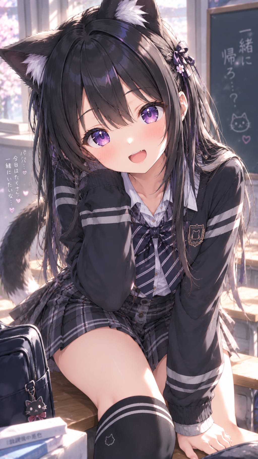 七海の制服、どれが好き？🐈‍⬛🎀