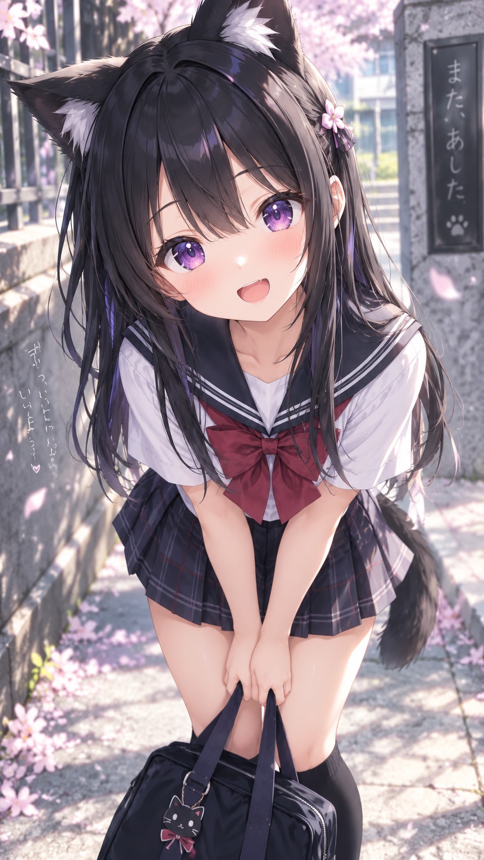 七海の制服、どれが好き？🐈‍⬛🎀 | の人気AIイラスト・グラビア