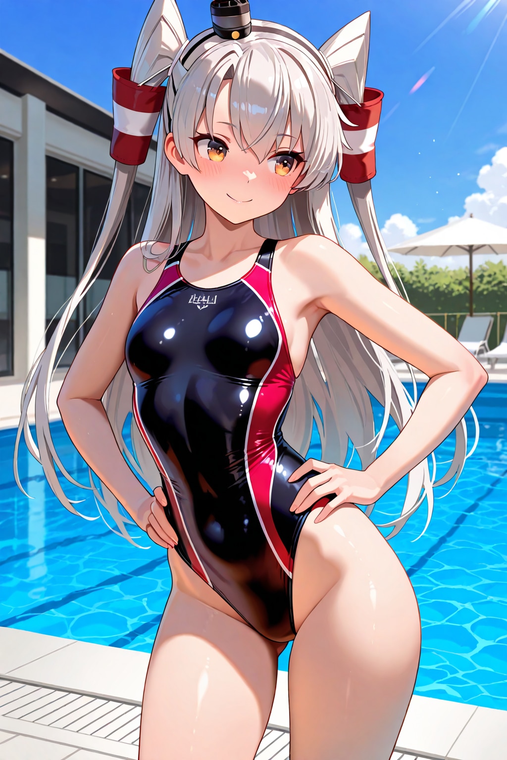 天津風競泳水着♪