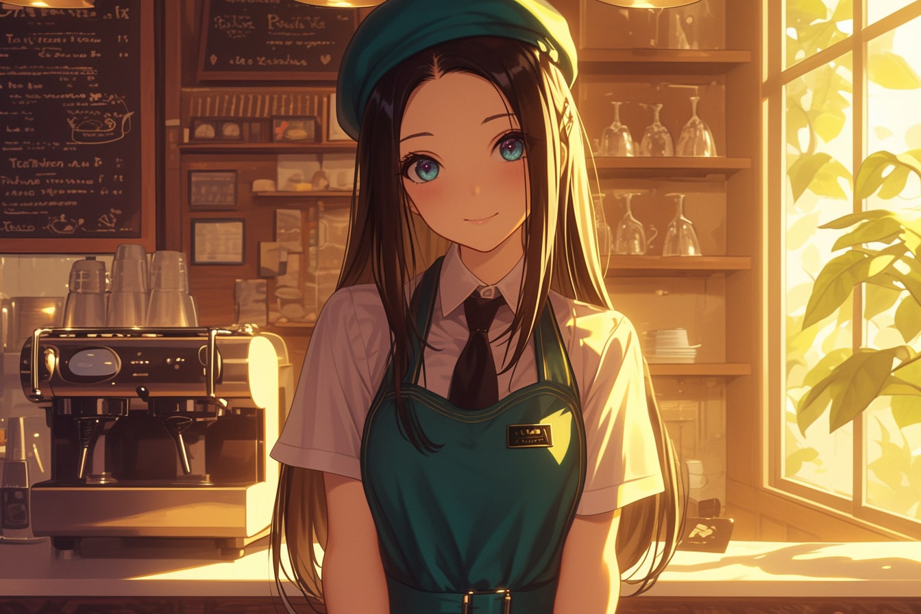 カフェのお姉さん☕✨02