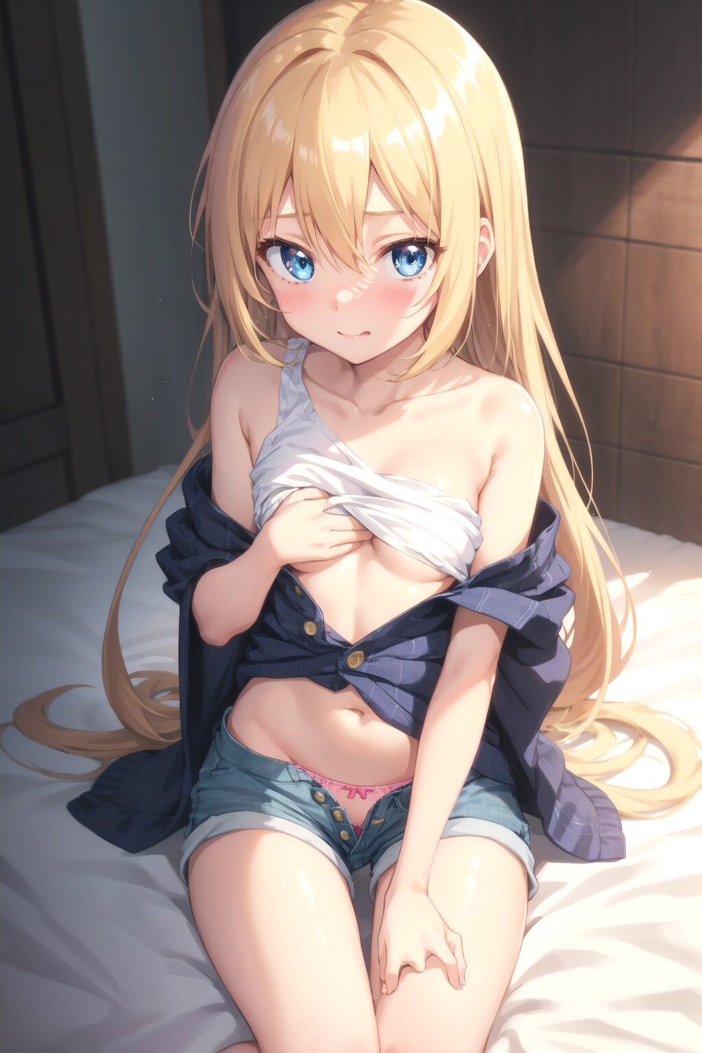 お着替え金髪ちゃん