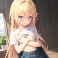 お着替え金髪ちゃん 2枚目