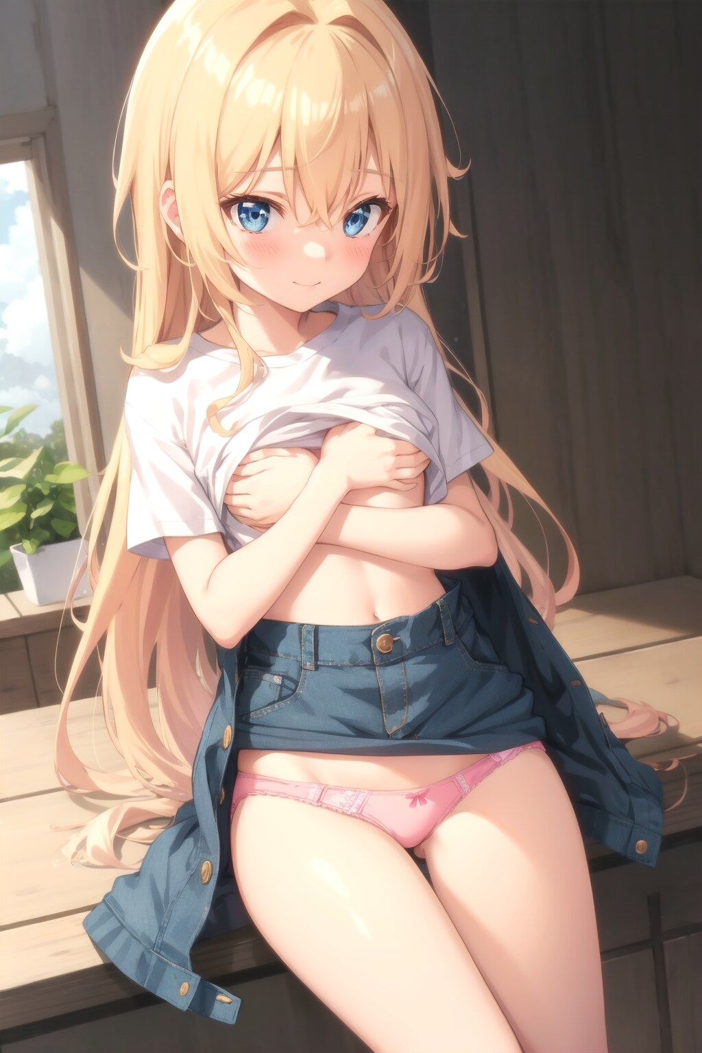 お着替え金髪ちゃん