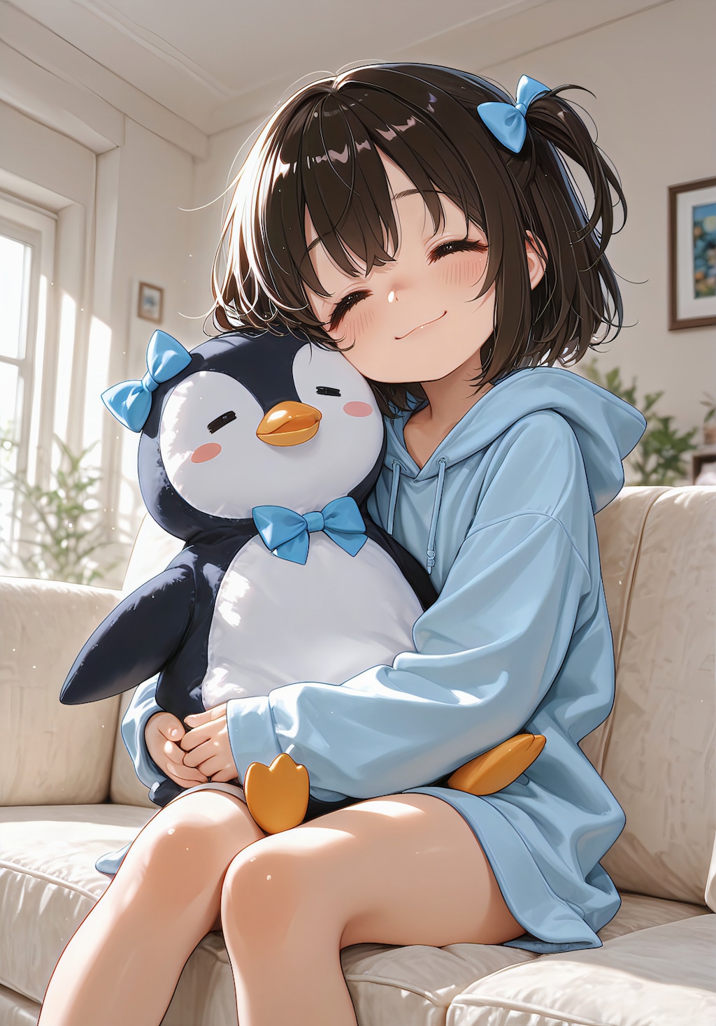 いつも一緒のペンギンさん