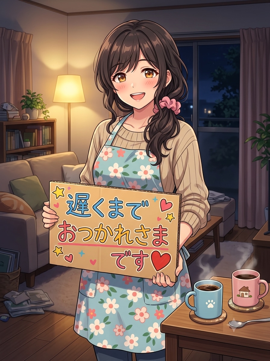 遅くまでお疲れ様❤️