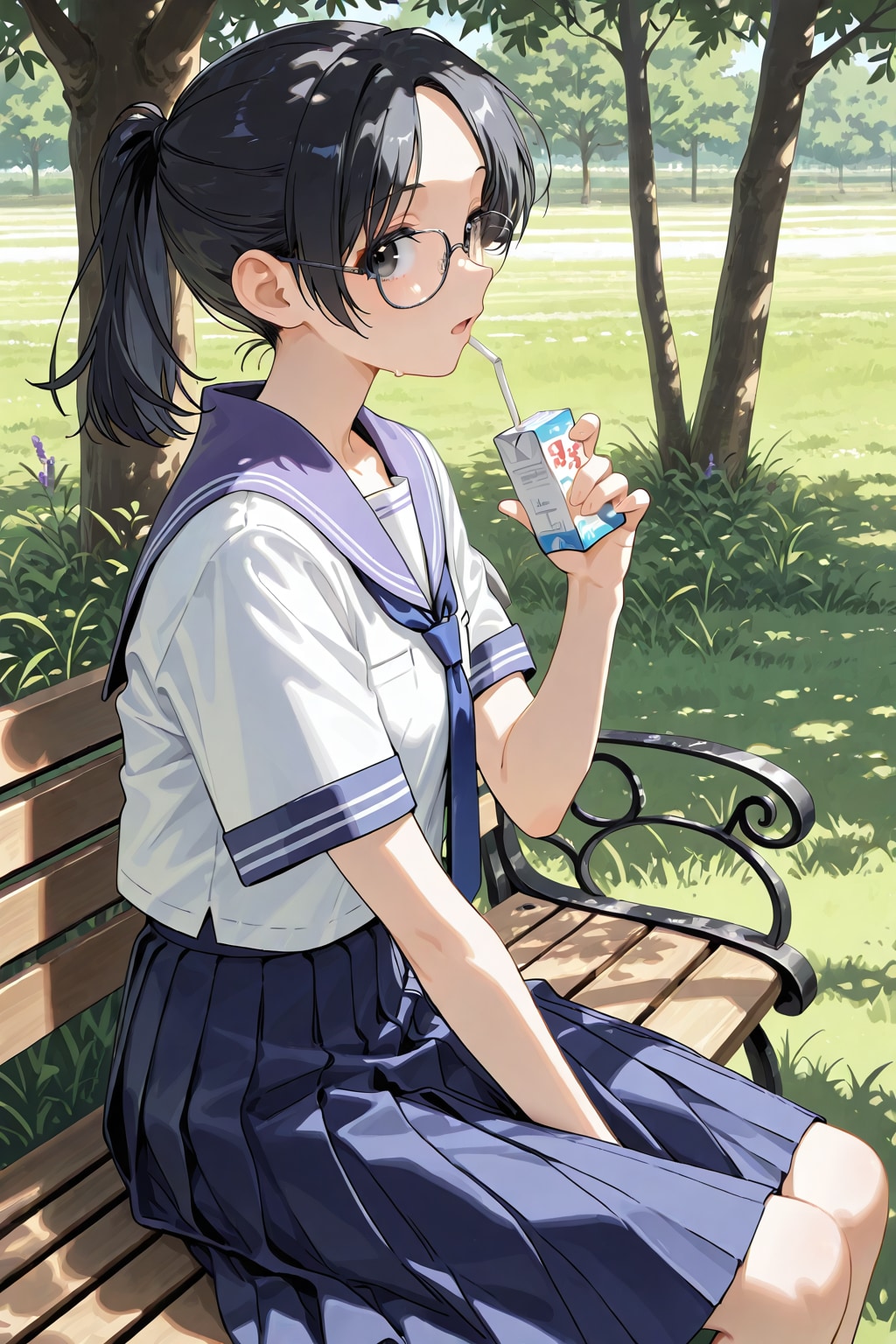 眼鏡×公立ダサ制服女子３３