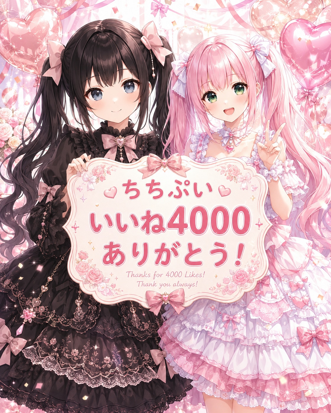 いいね4000 ありがとうございます！！ | の人気AIイラスト・グラビア