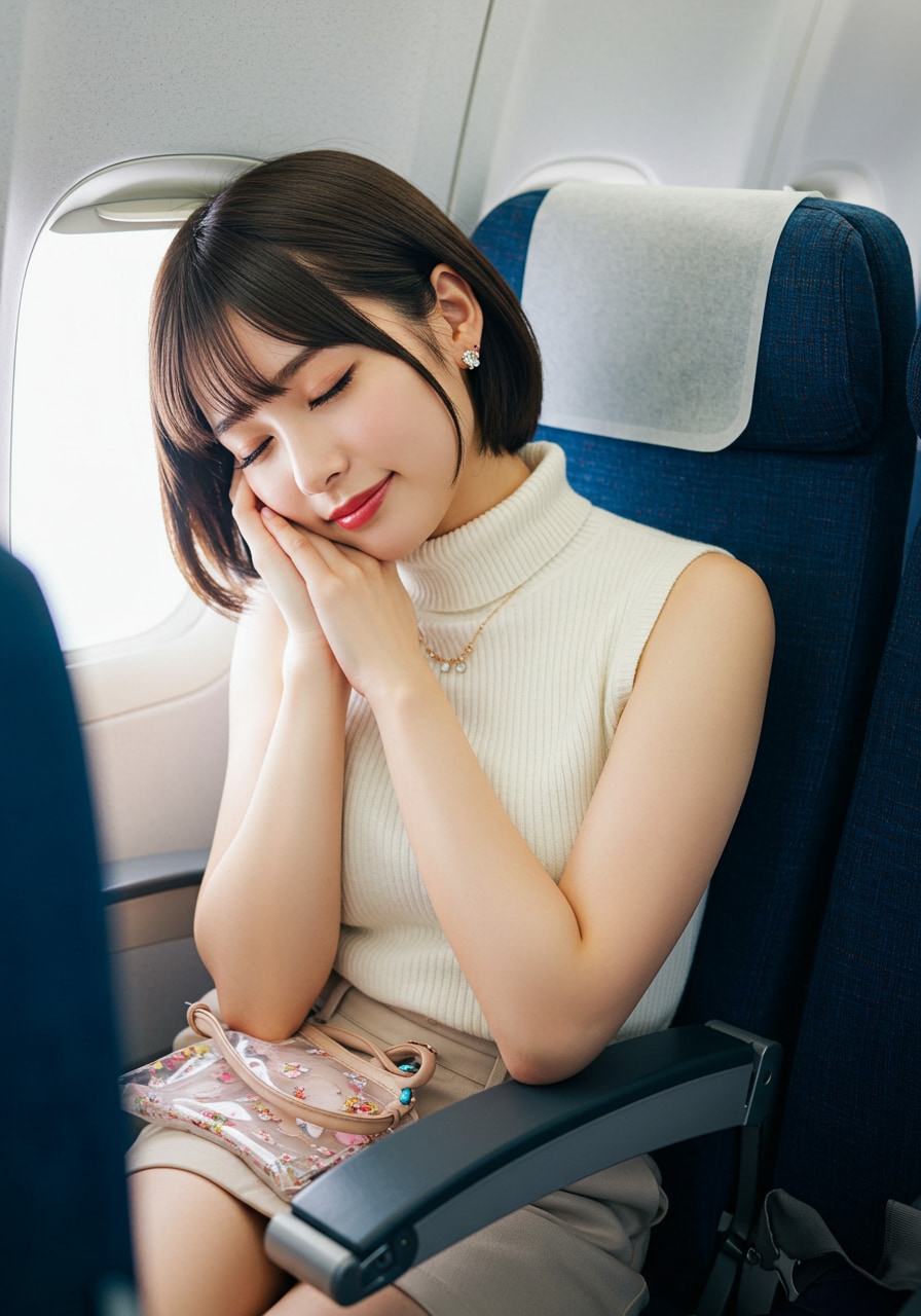 今日の隣席の女性