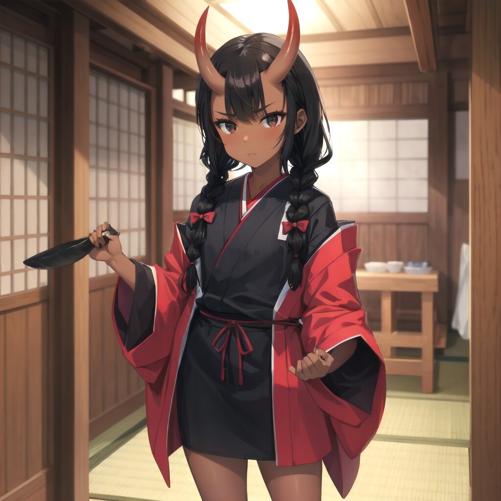 強気な鬼(節分)