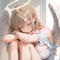 天使のフィギュア 2枚目