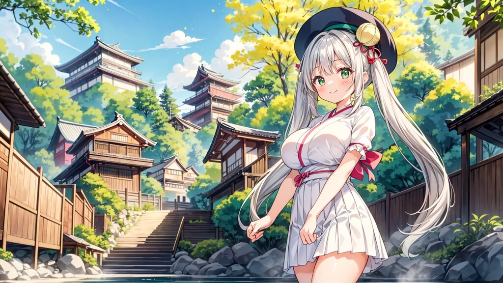 休みは温泉街へ