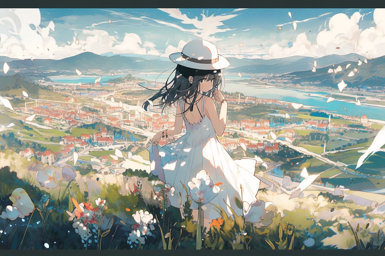 湖と空の町