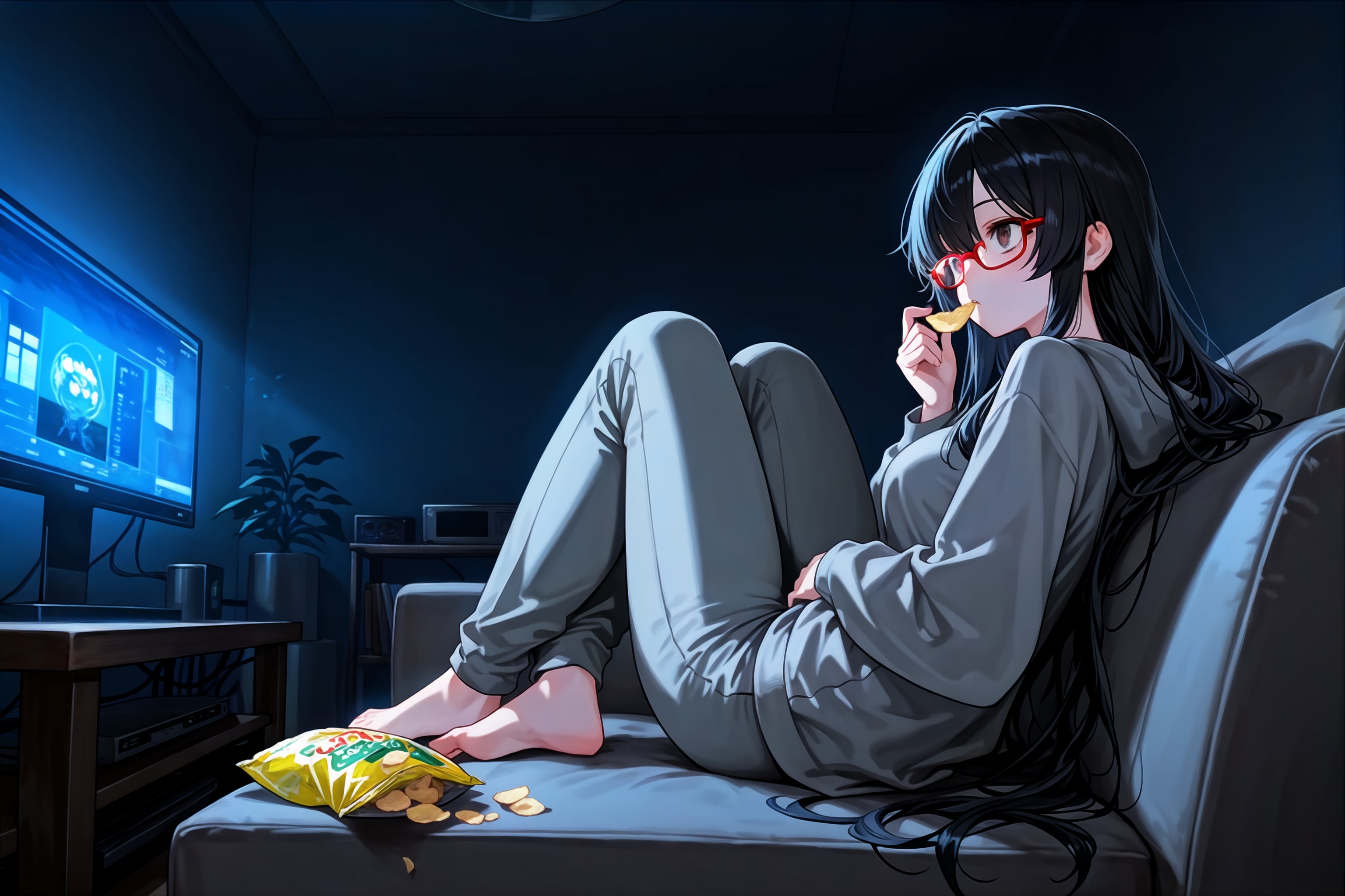 結月ちゃんは鑑賞する | の人気AIイラスト・グラビア