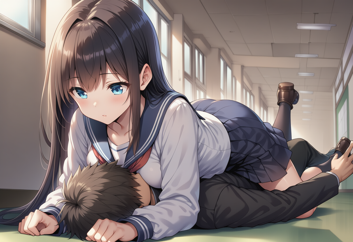 ・・・ごめん・・・考え事しながら歩いてたら躓いちゃった・・・怪我無い？