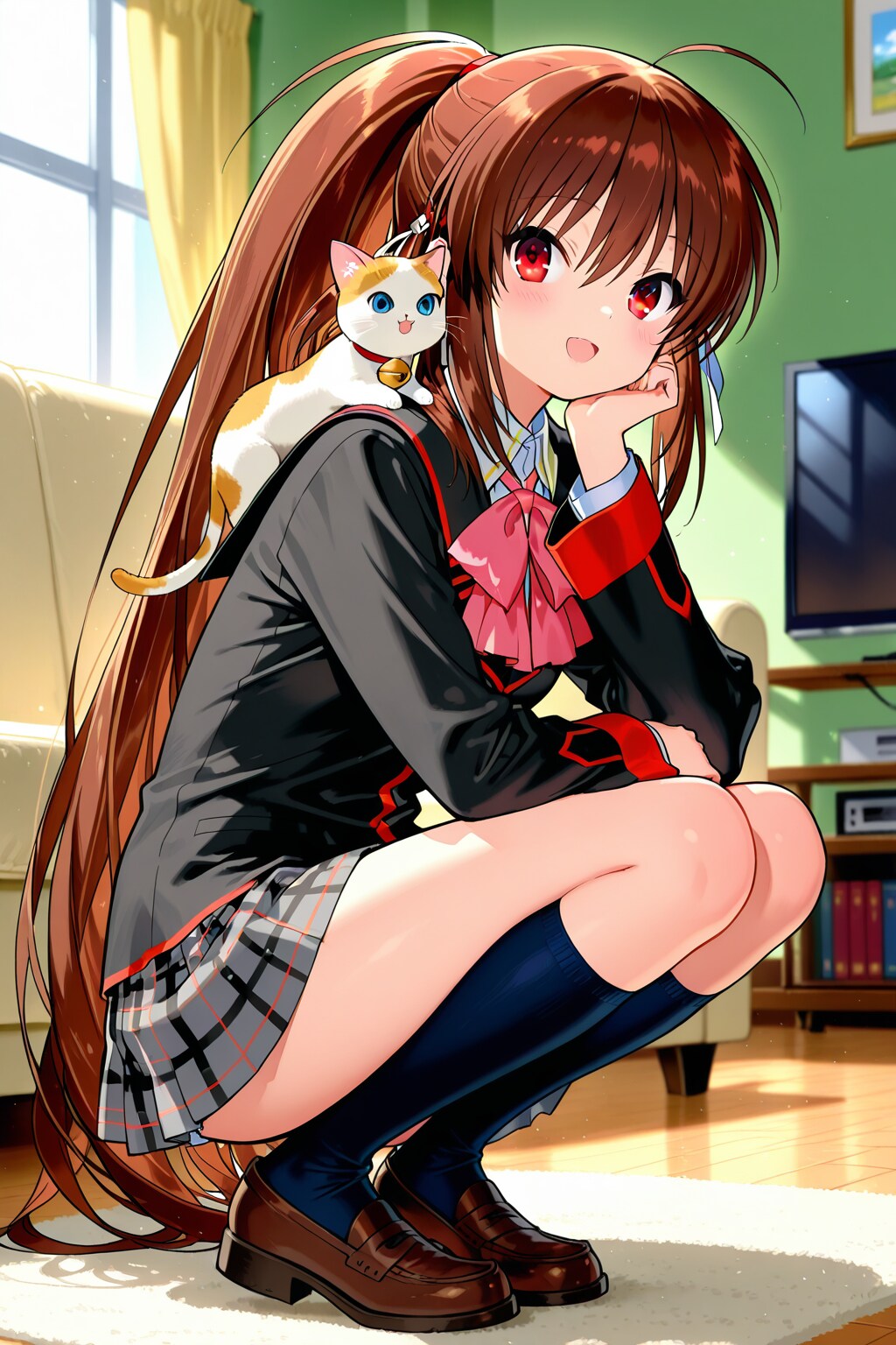 鈴と猫 | の人気AIイラスト・グラビア