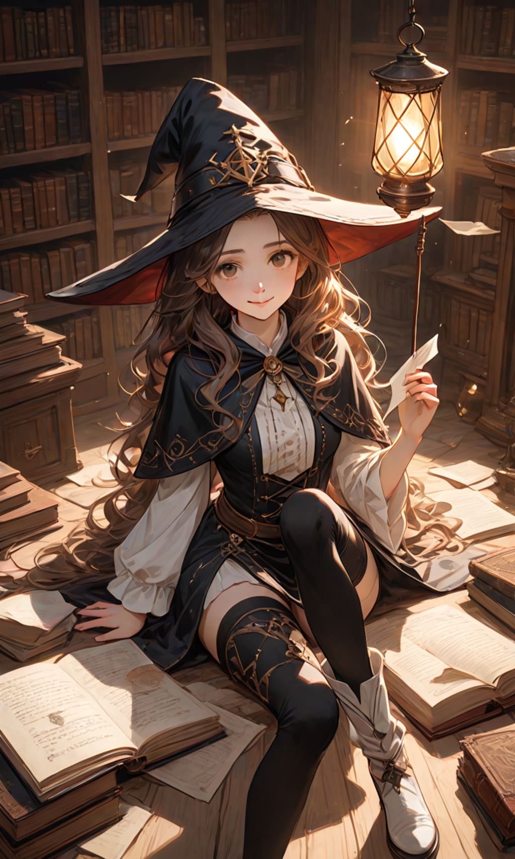 勉強熱心な魔女