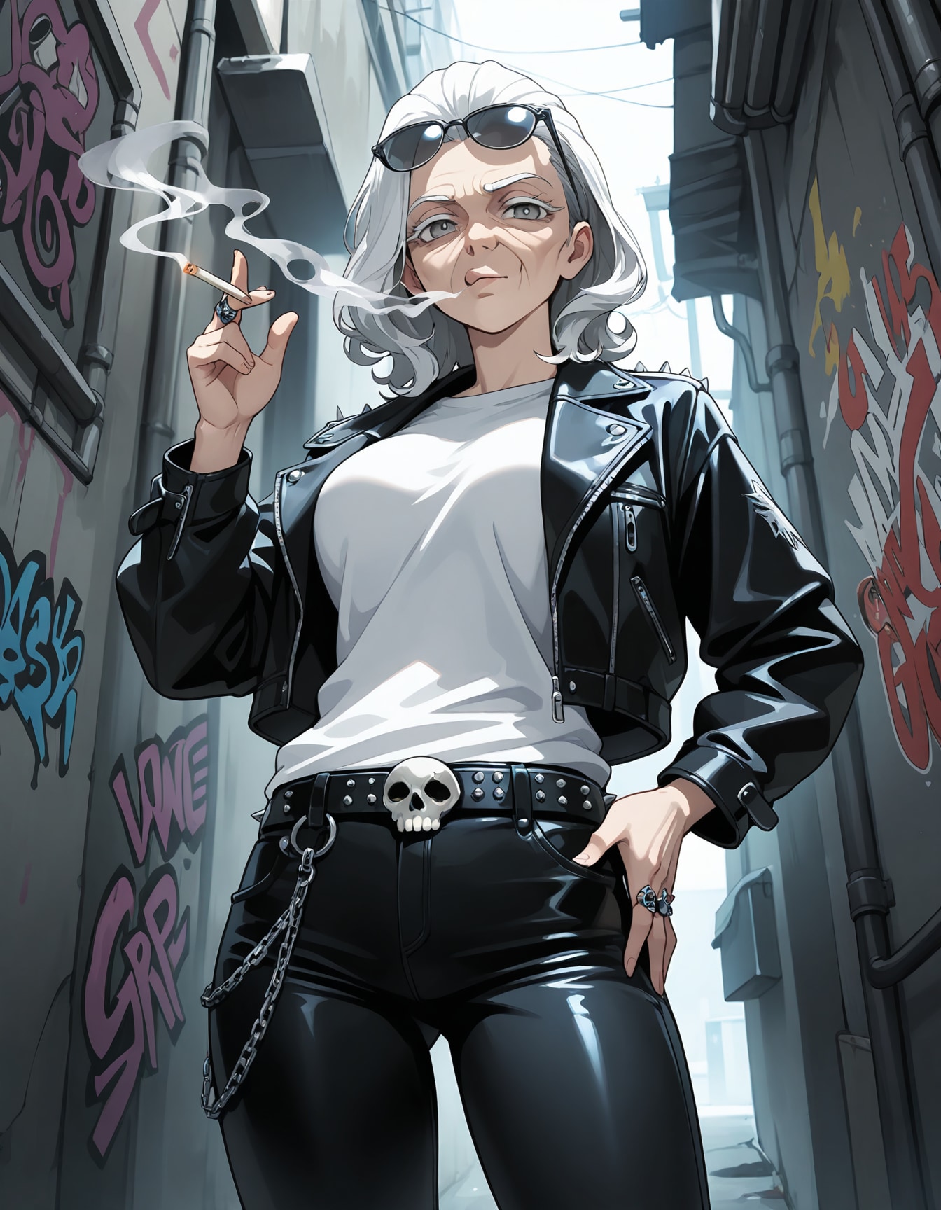 パンクBBA | の人気AIイラスト・グラビア