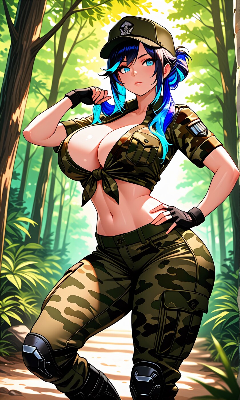 スタイリッシュな女軍曹（再生成版）