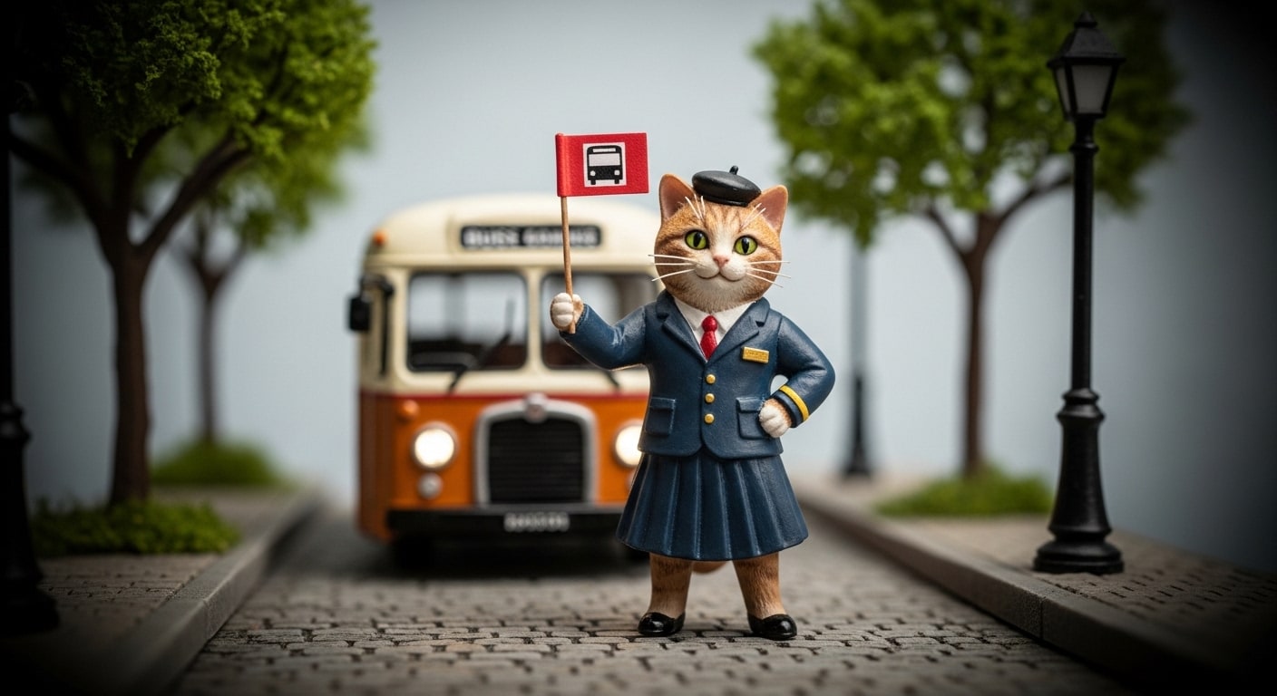 ねこバスガイド | の人気AIイラスト・グラビア