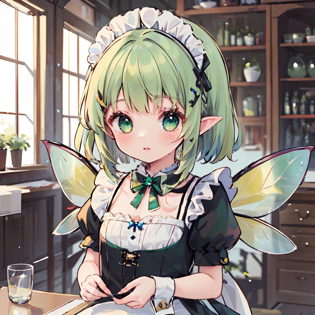 自作妖精LORAにメイドコスさせてみた2×12