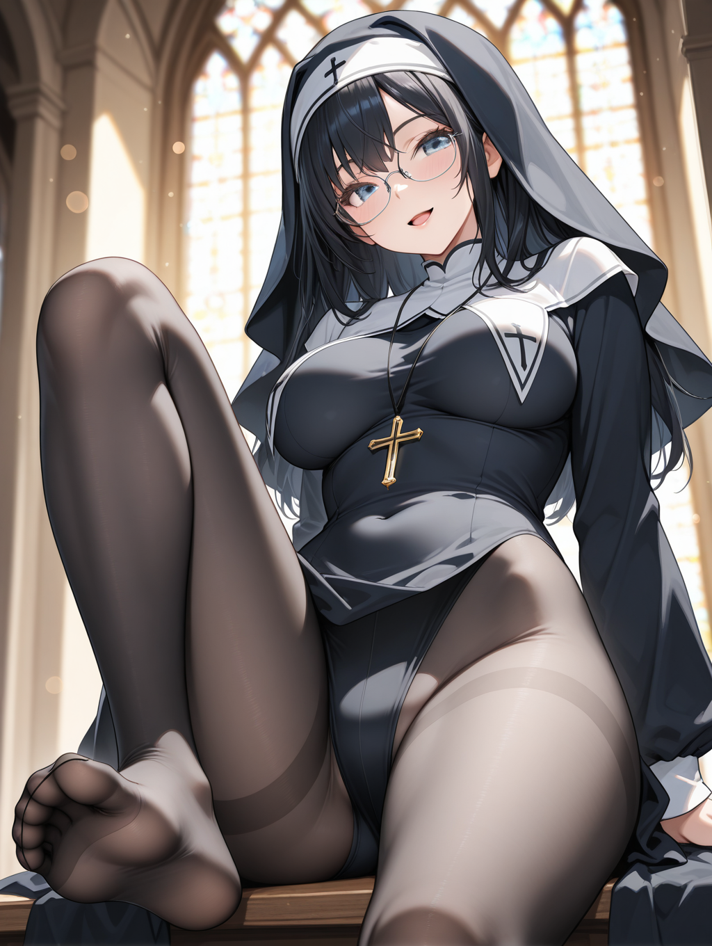 修道服xレオタード #有圀舞