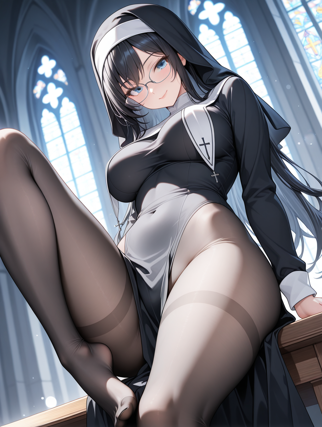 修道服xレオタード #有圀舞