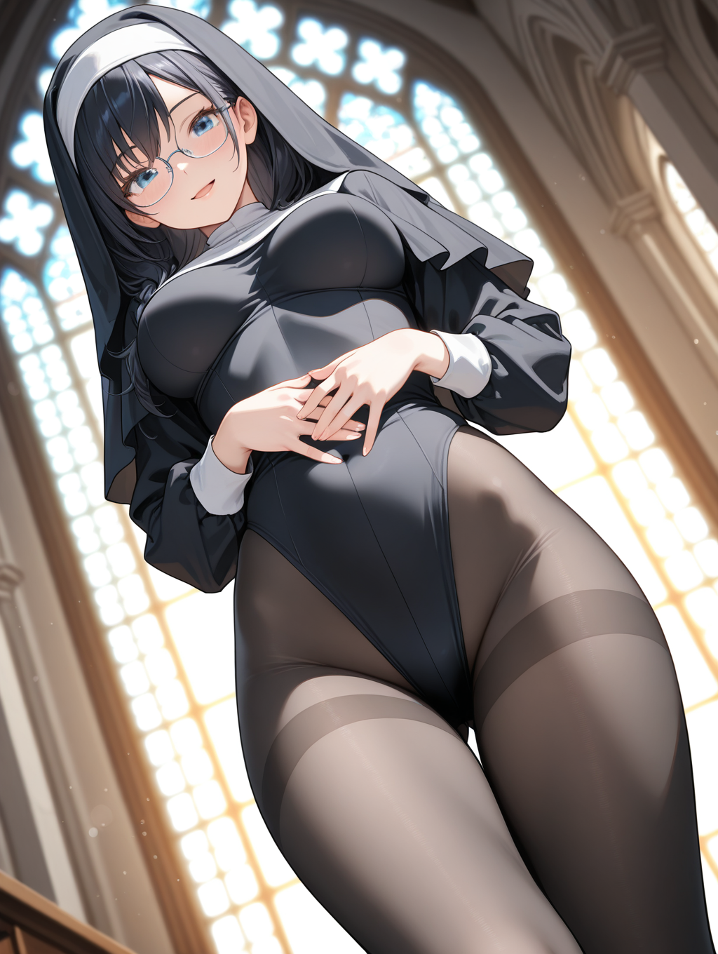 修道服xレオタード #有圀舞