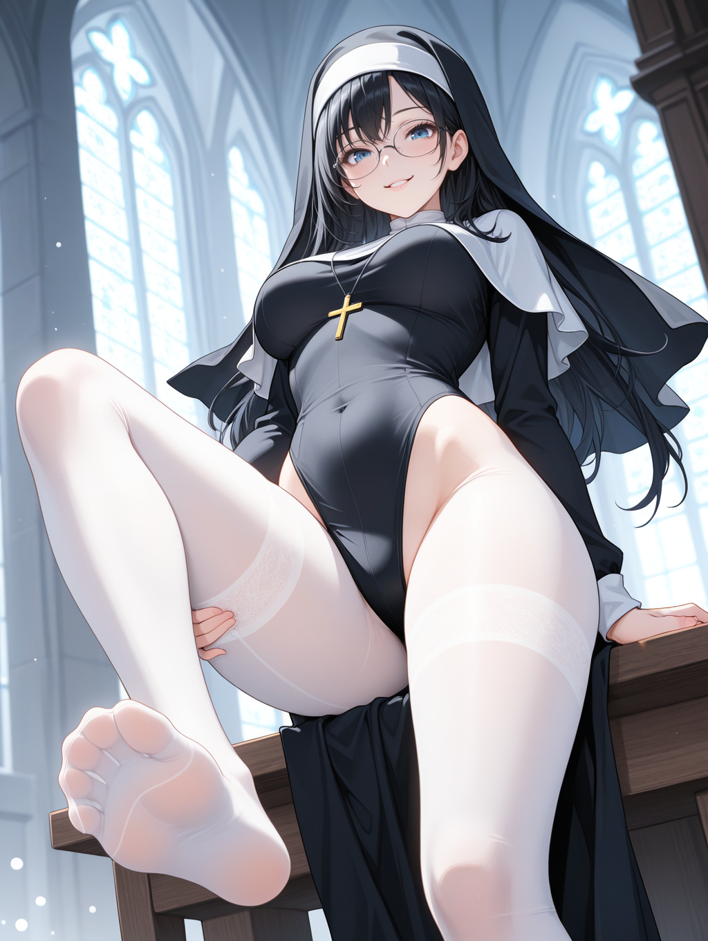 修道服xレオタード #有圀舞