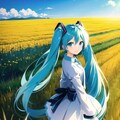 麦と初音ミク（20241013） 2枚目