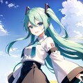 麦と初音ミク（20241013） 5枚目